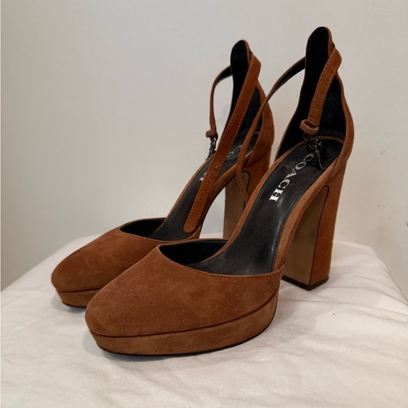 COACH Suede Heels - Picture 1 of 9